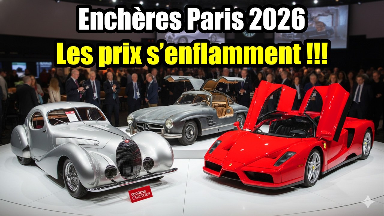 ENCHÈRES AUTO PARIS 2026 - Résultats Artcurial, Sotheby's, Gooding - Le marché devient fou !