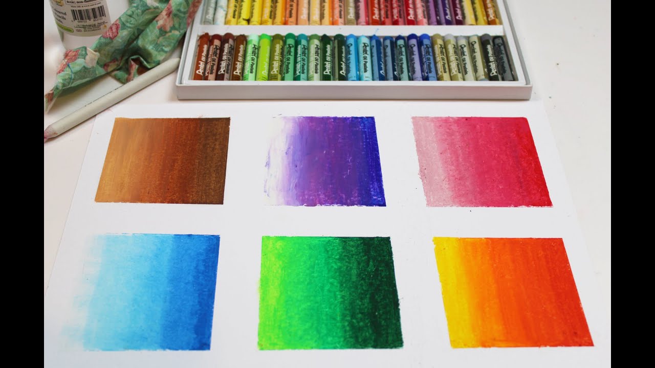 How to BLEND OIL PASTELS for Beginners