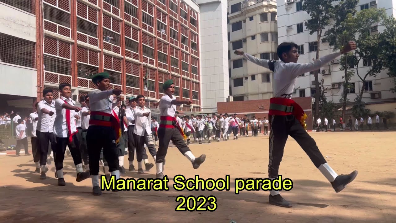 Manarat international school parade practice 2023