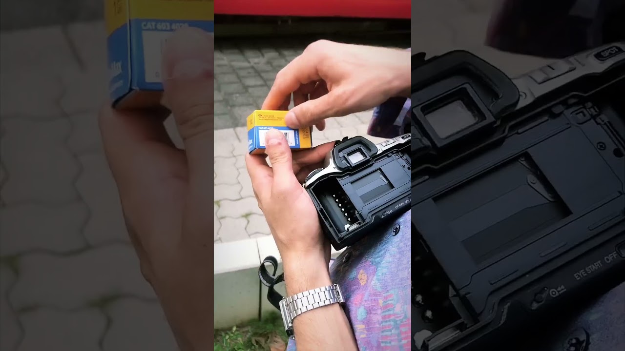 just putting some film in my Minolta Dynax camera  