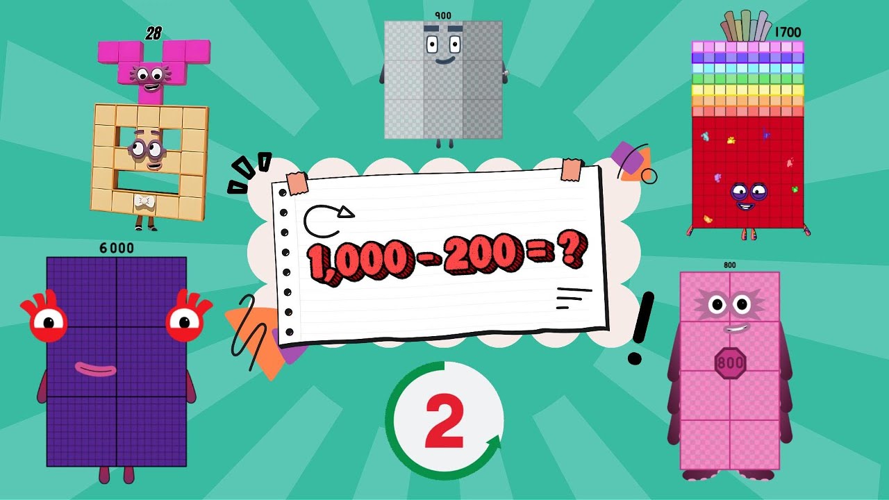 NUMBERBLOCKS QUIZ FIND THE SUM OF SMALL AND BIG NUMBERS | LEARN TO COUNT @ColorArt_id