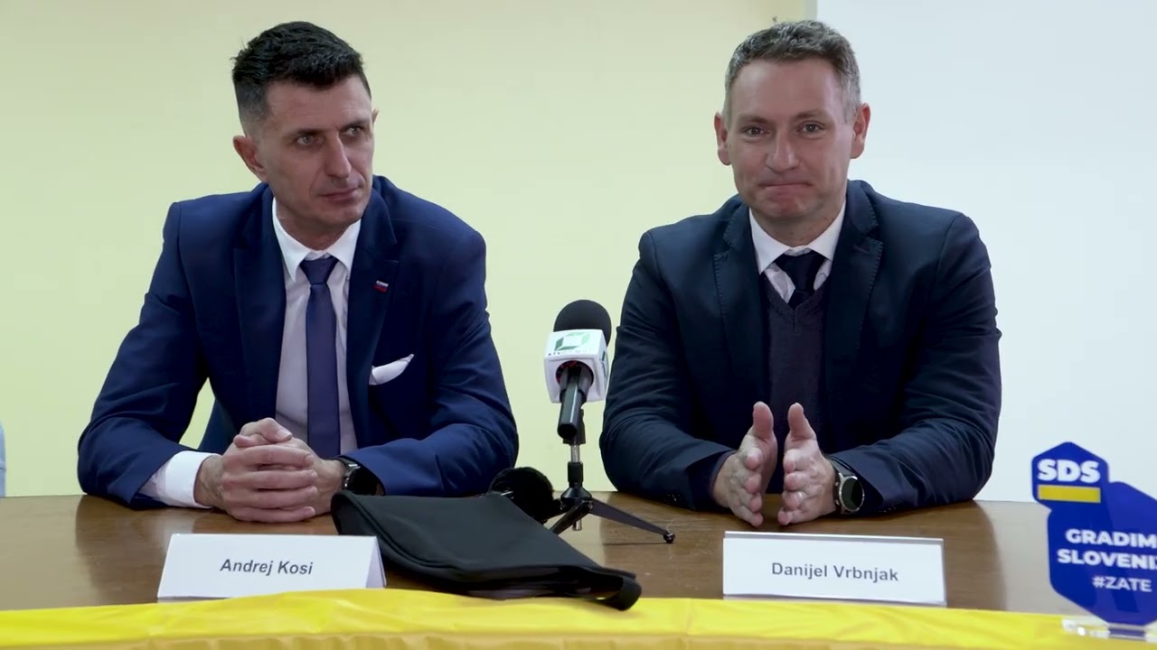 SDS OO ORMOŽ: Predstavitev kandidata za poslanca ANDREJA KOSIJA (nov. konferenca, 20. 2. 2026)
