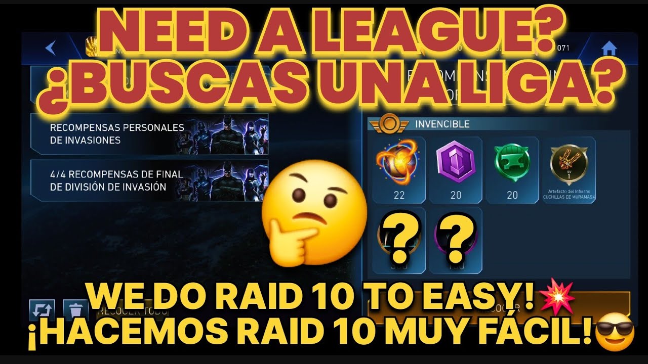 NEED A LEAGUE?🔥Ascended RAIDEN 0 to 7 Purple Stars⭐️League Invasion Rewards in Injustice 2 Mobile