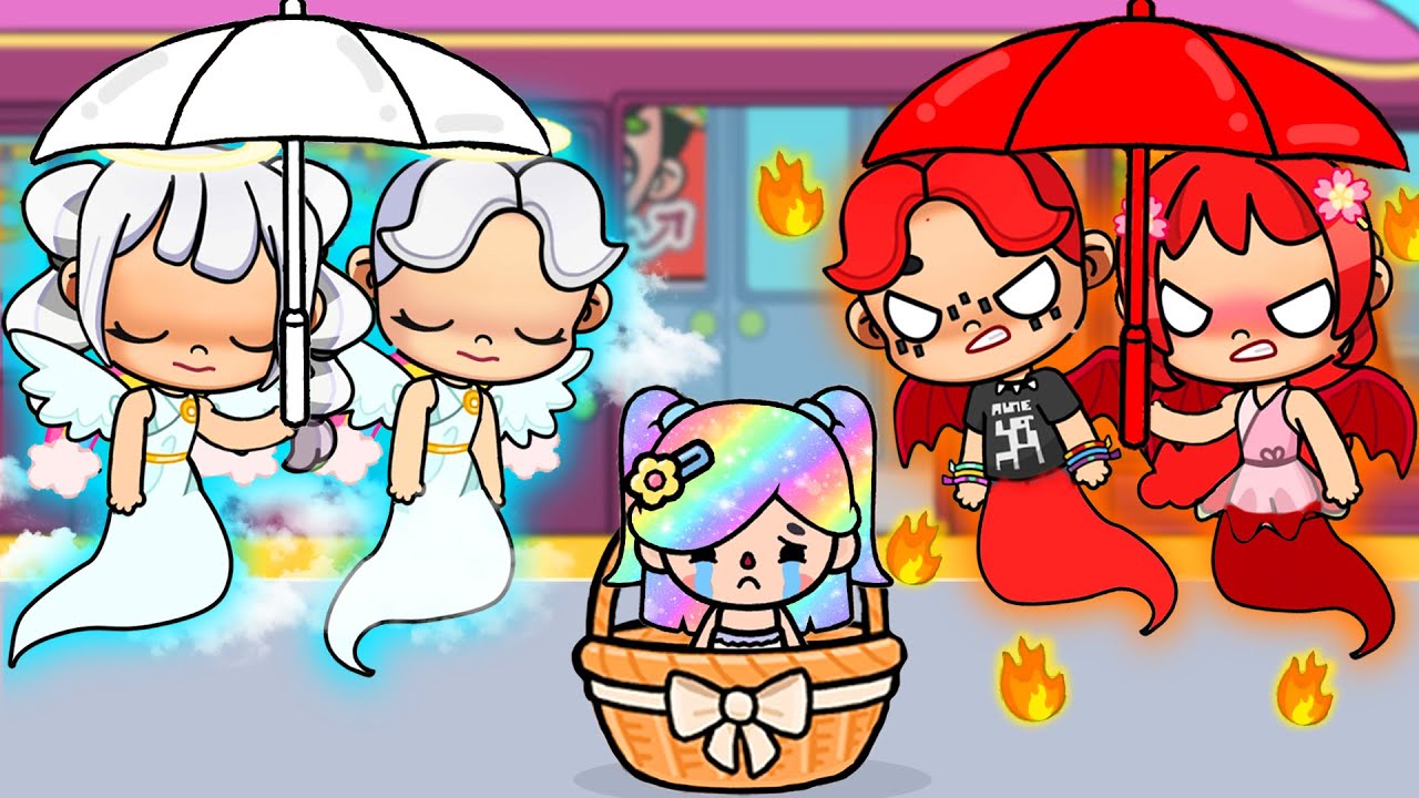 Gia đình  Thiên Thần và Gia Đình Ác Quỷ   | Toca Life Story | Toca Boca