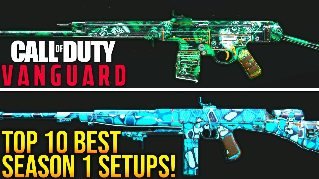VANGUARD: TOP 10 BEST CLASS SETUPS For SEASON 1! (Vanguard Best Weapons)
