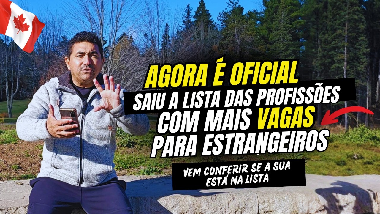 AS PROFISSÕES QUE MAIS IRÃO CONTRATAR TRABALHADORES NO CANADÁ  EM 2026!😱