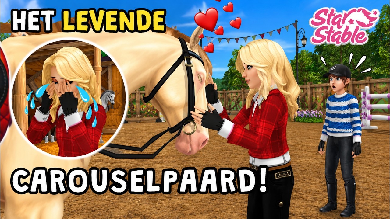 Paardenjongen Doet Iets Heel Gemeens! 😢| Het Levende Carouselpaard | Star Stable Paardenfilm