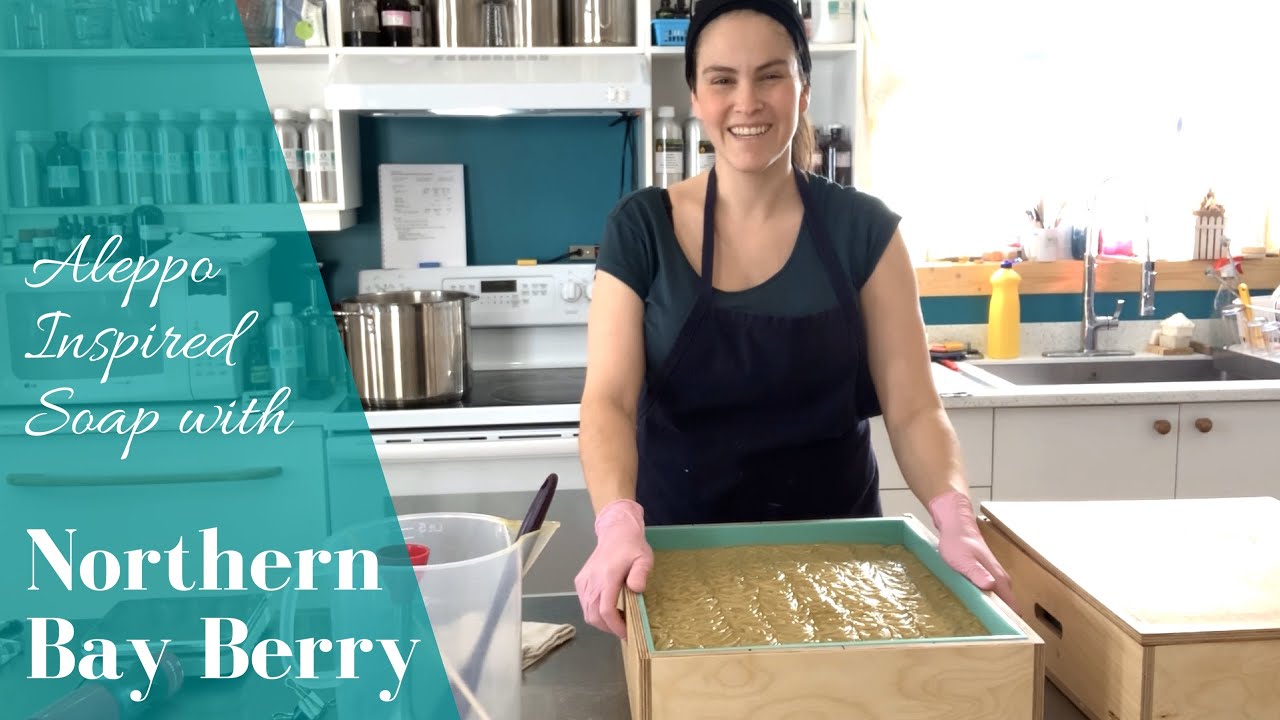 Making Northern Bay Berry “Aleppo Inspired” Cold Processed Soap