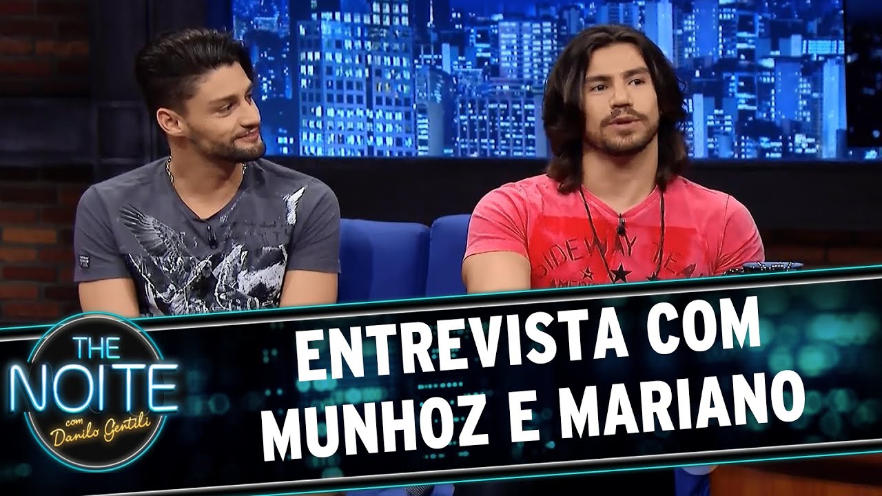The Noite (27/05/15) - Entrevista com a dupla Munhoz e Mariano