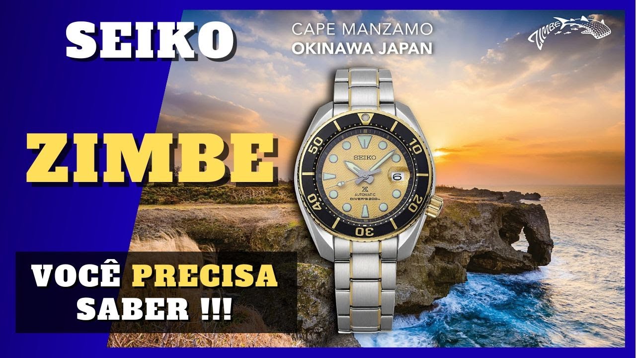 🇹🇭 x 🇯🇵… A série Seiko ZIMBE Limited Edition detalhada !!! - Seiko PhD! [170]