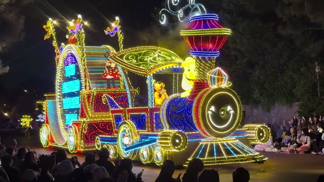 Lights show part 1 - Disneyland Tokyo 