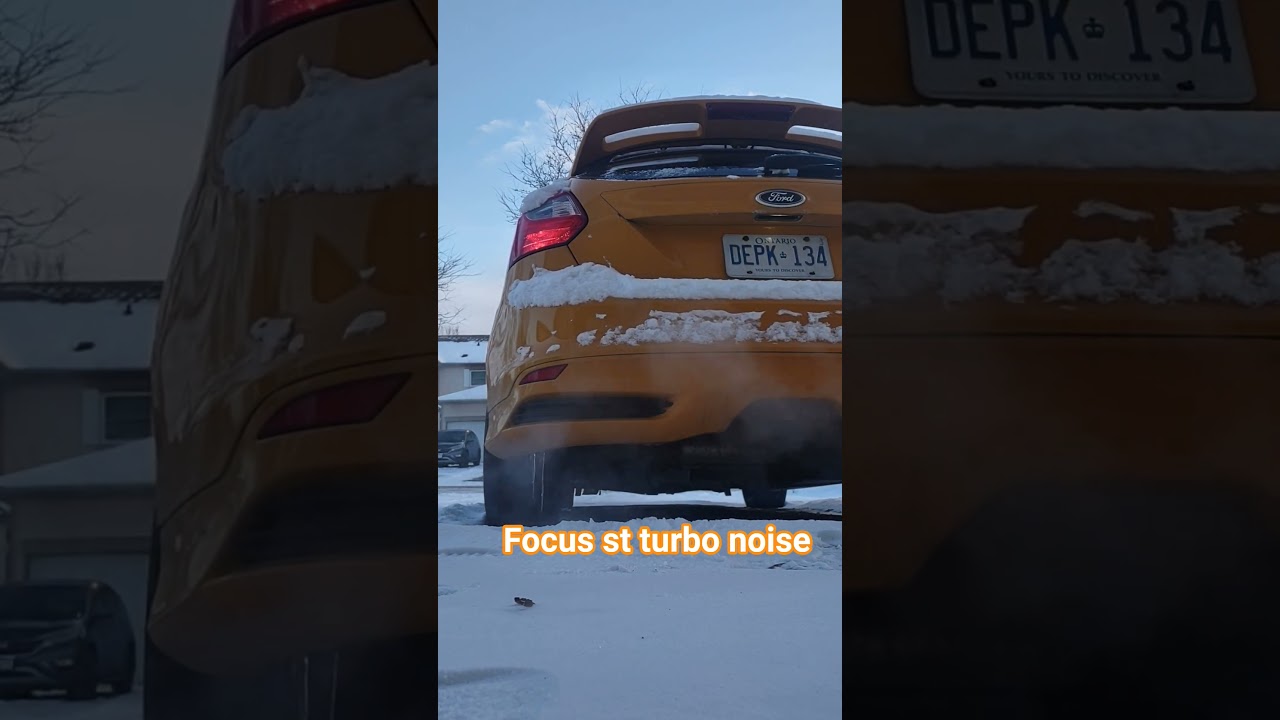 focus st exhaust and turbo noise 