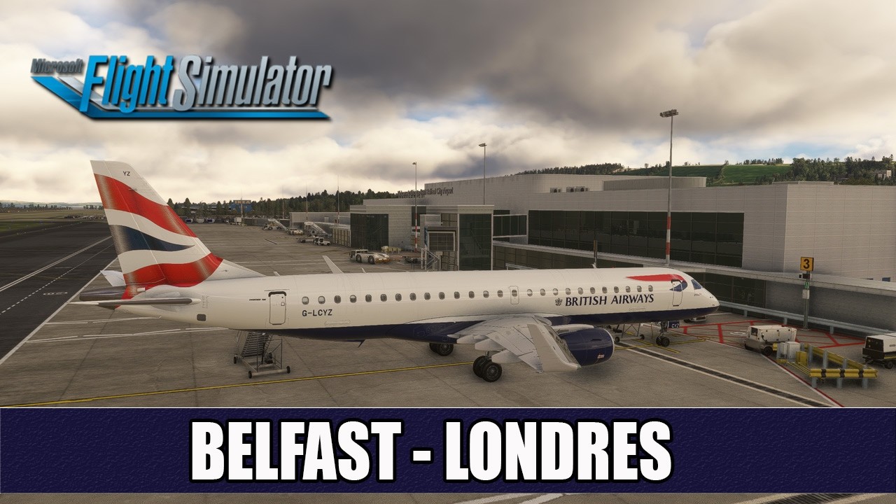 Flight Simulator 2020 ✈️ | Vuelo Online | Belfast a Londres | E190 British Airways
