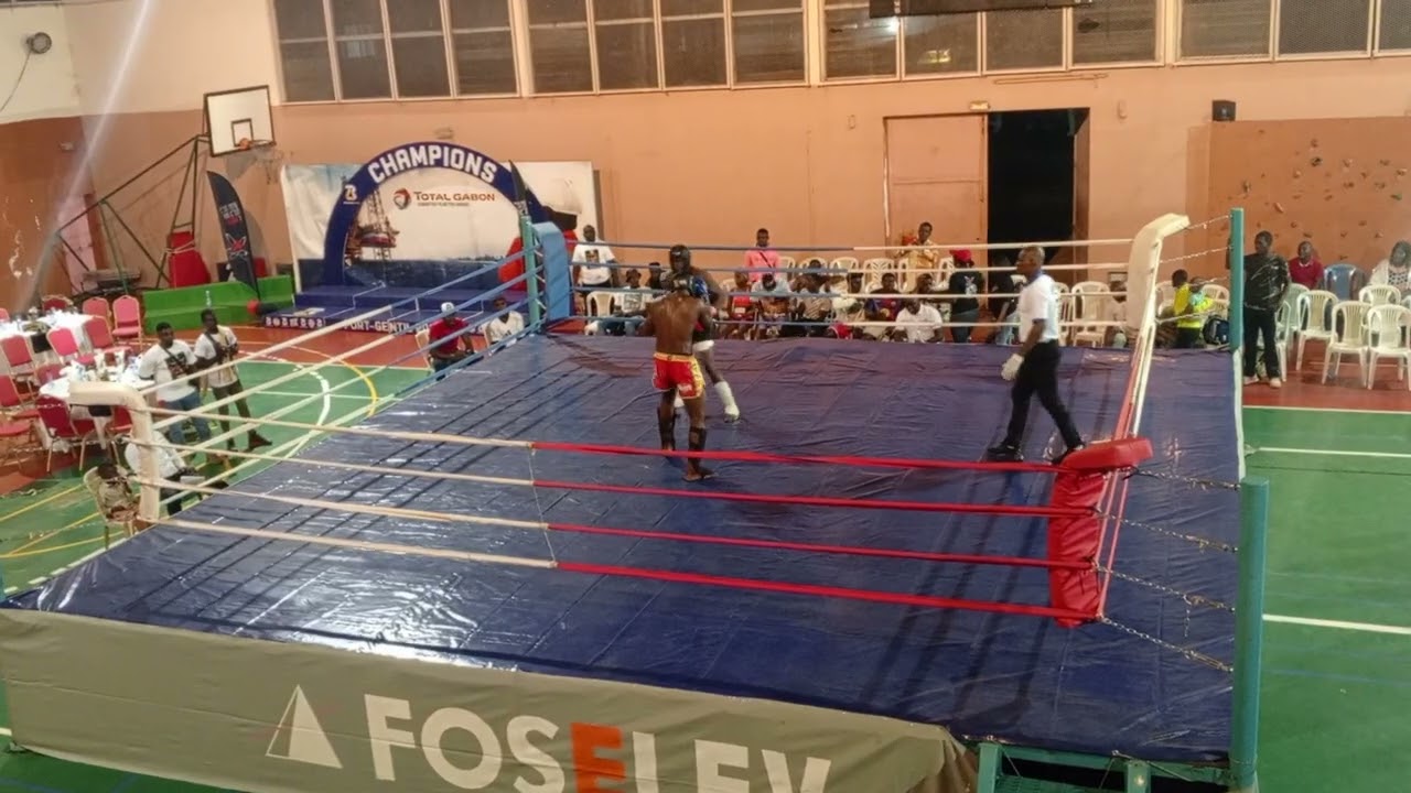 Impact boxing maître Ivan engong 2 Kenneth VS Roland de LAMBARÉNÉ 