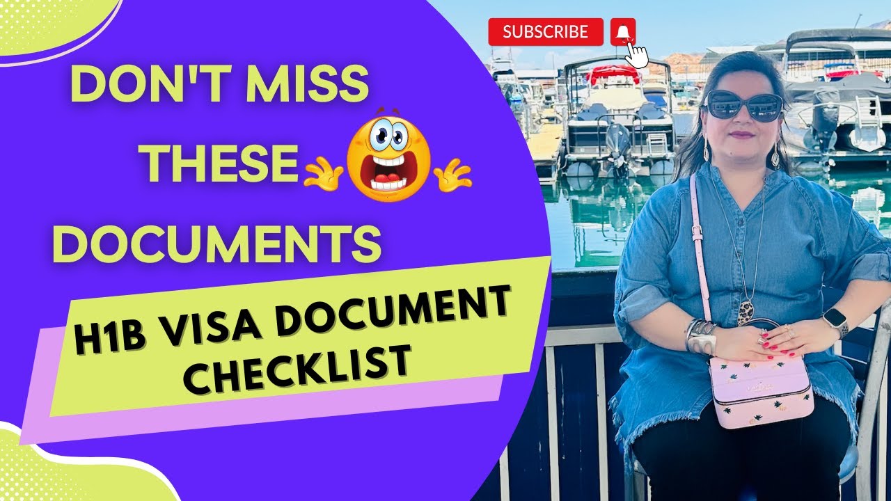 H1B Visa Documents CheckList 2022 | BEST ADVICE FOR H1B DOCUMENTATION UNDER 10 MIN| H1B VISA PROCESS