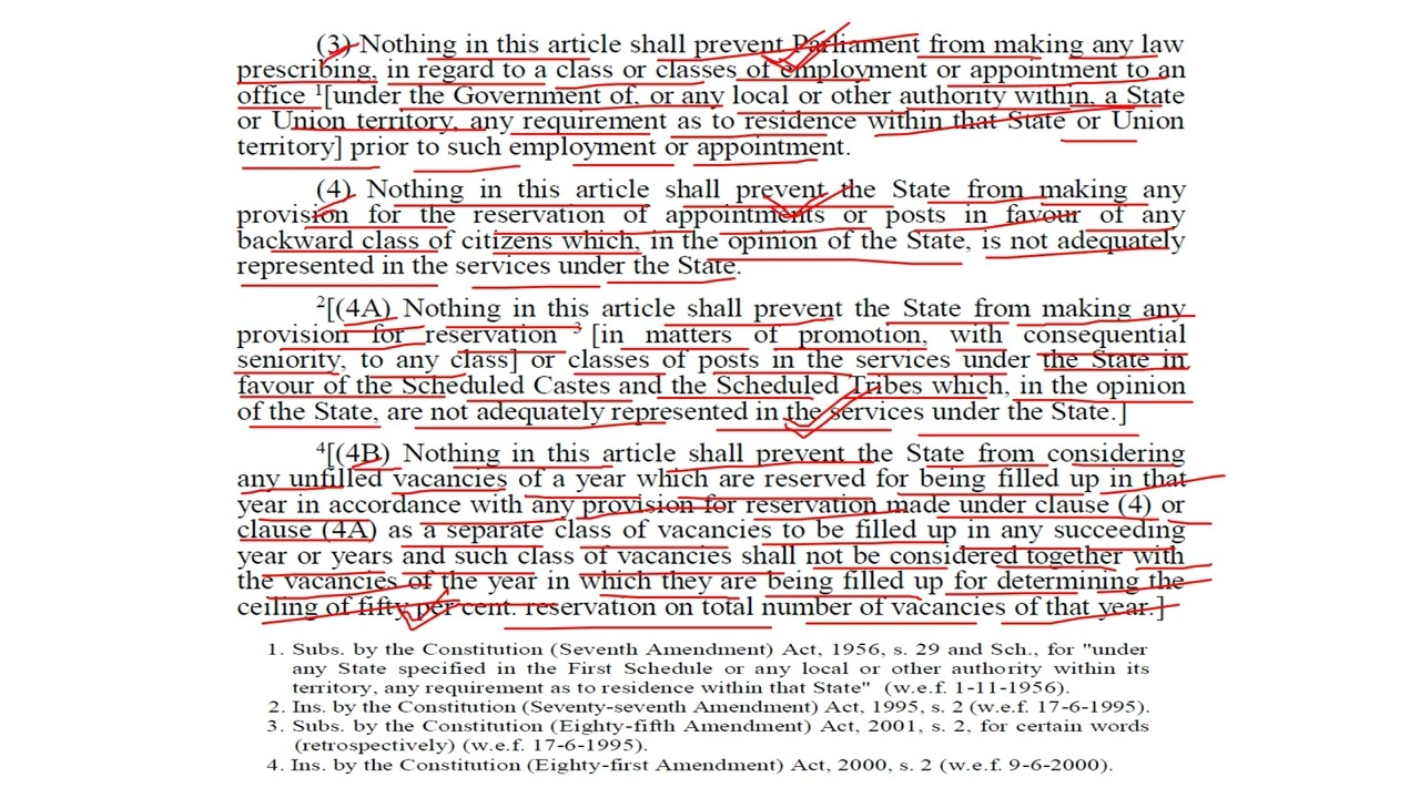 Article 16 | Indian Constitution | Indian Polity | UPSC, State PSC, SSC CGL