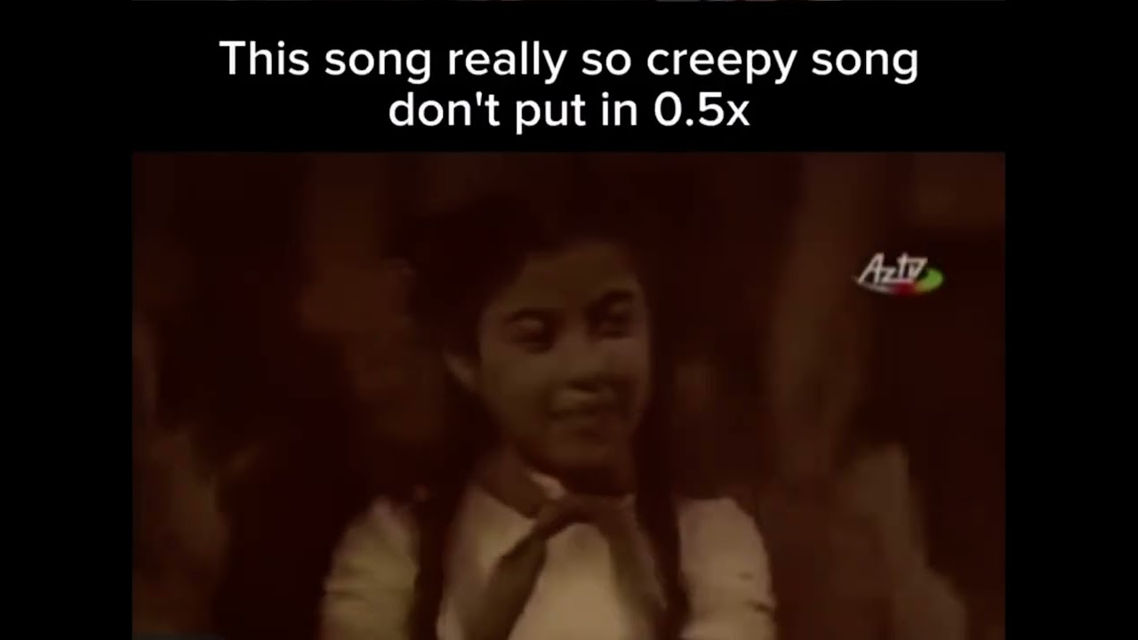 Don&rsquo;t put this song in 0.5 X speed. It&rsquo;s really scary.😨😰😳