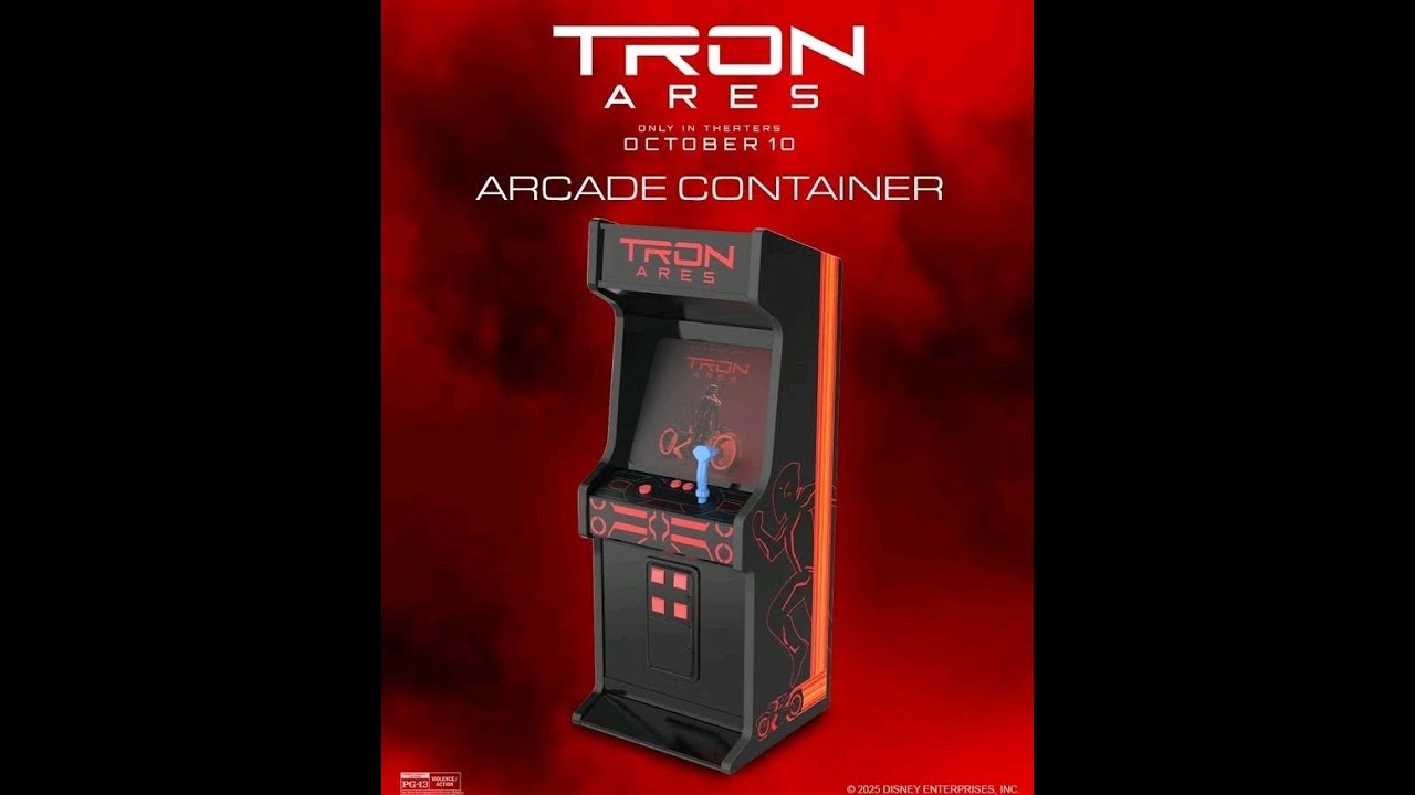 Tron Ares Arcade Cabinet | It's Bucket Time!