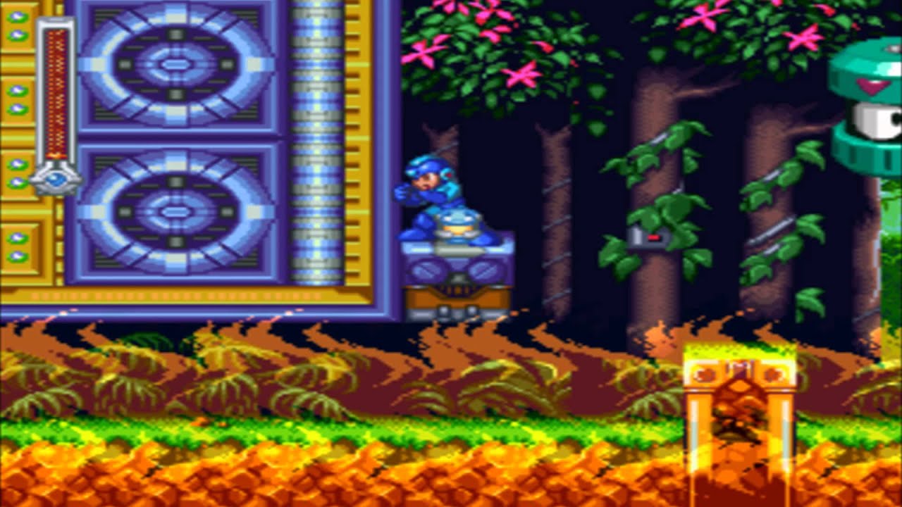 Megaman & Bass [SNES] music Burner Man's Stage [HD]