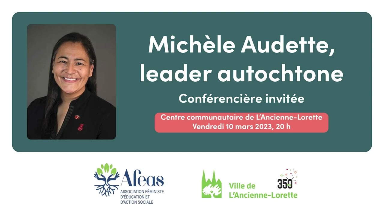 Conférence de l'Afeas sur les droits des femmes autochtones (10 mars 2023, Ancienne-Lorette)