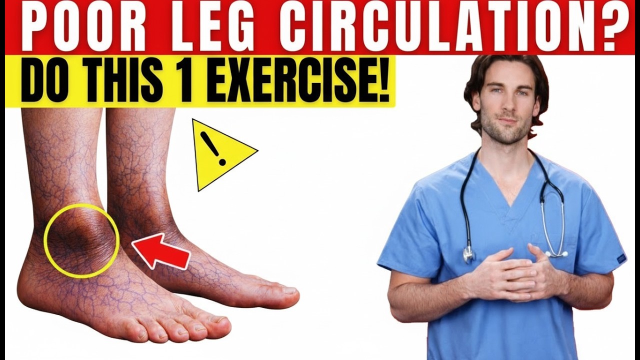 Doctor Warns — Do THIS 1 Exercise Every Morning for Poor Leg Circulation After 60