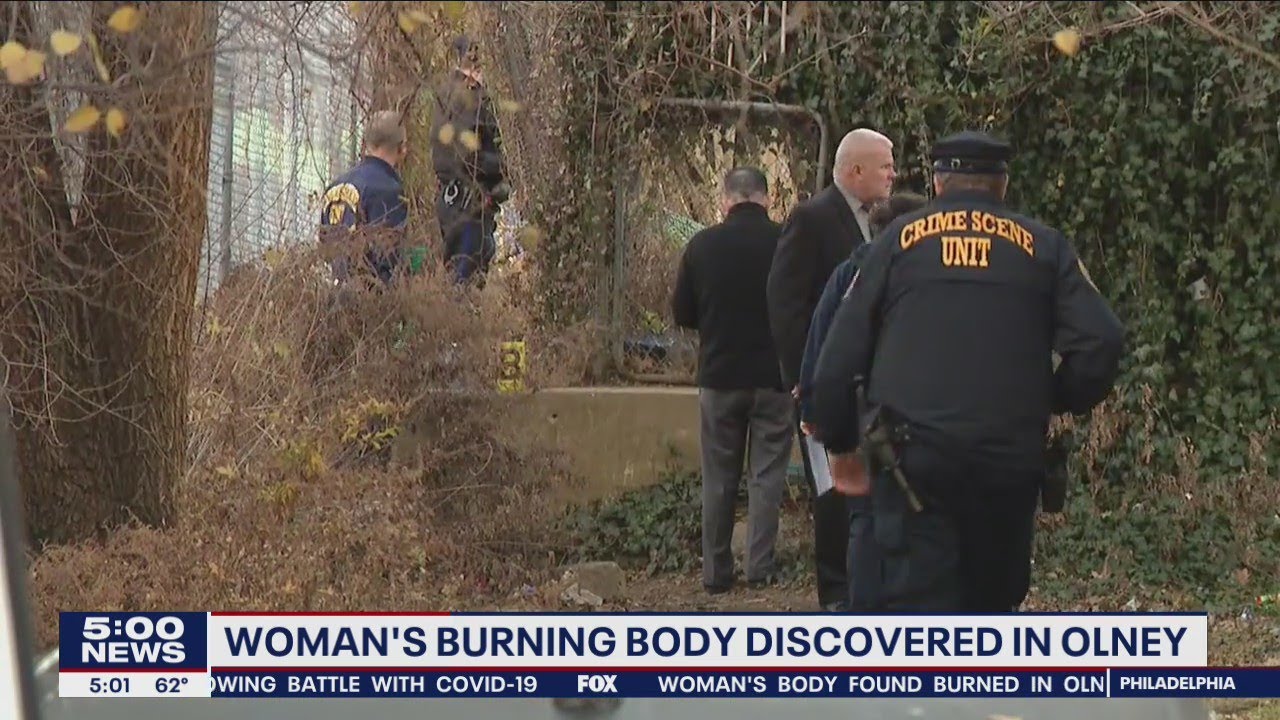 Woman's body found burned in Olney alleyway, police say