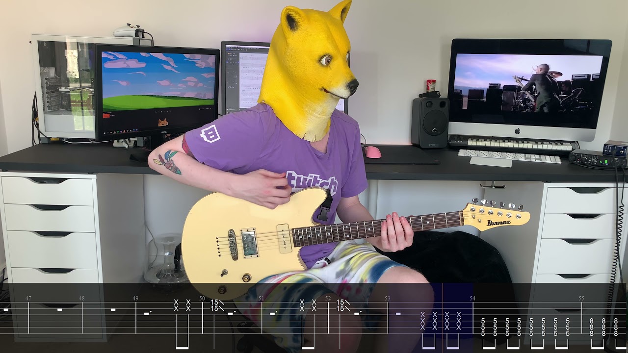 Linkin Park - What I've Done (Guitar Cover & On-Screen Tabs)