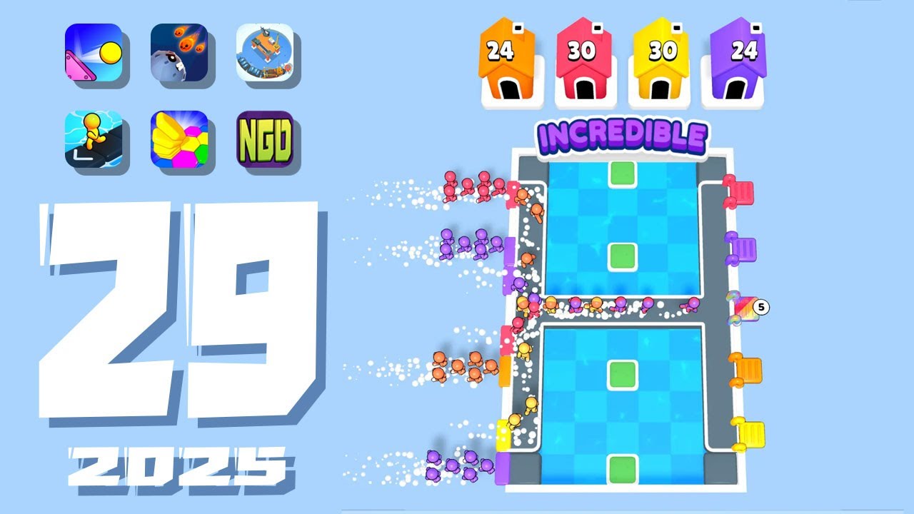 Bounce Defense, Bomb Hit!, Icebreaker Fishing, AquaPath!, Tiles Spread | New Games Daily