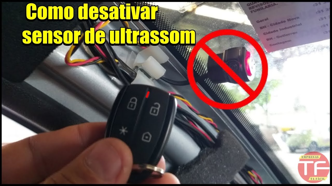 Como desativar o sensor de ultrassom do alarme