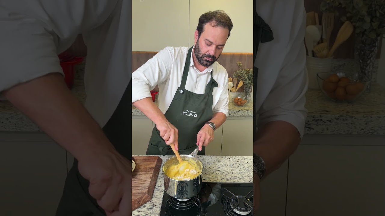 A polenta do meu av&ocirc; n&atilde;o tinha receita. Tinha tempo.