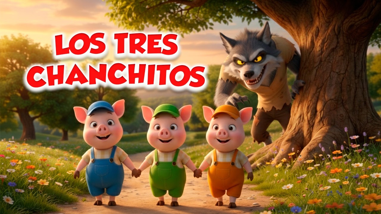 🐺😱 El lobo estaba más cerca de lo que imaginaban… | Cuentos Infantiles – Mundo Patín