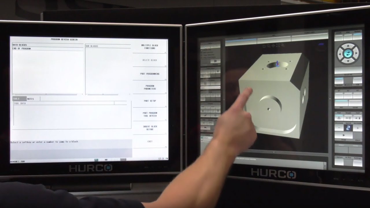 Hurco 3D DXF Solid Model import on MAX5 control