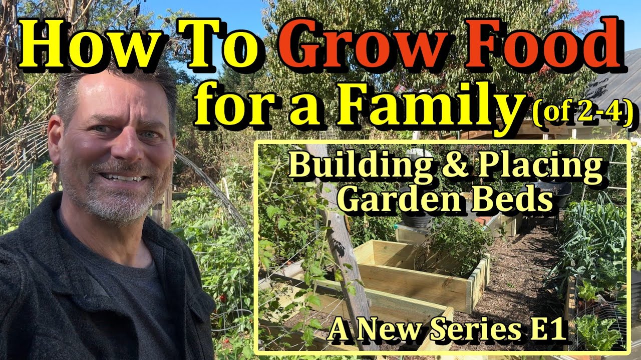 Как выращивать овощи на высоких грядках для семьи (2&ndash;4 человека) &mdash; Строительство и размещение гря...