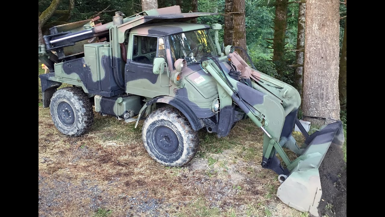 UNIMOG FLU419 SEE - Excavating Mudslide- 071416