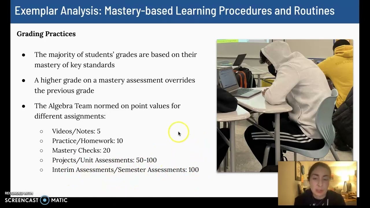 Mastery-Based Learning Algebra 1