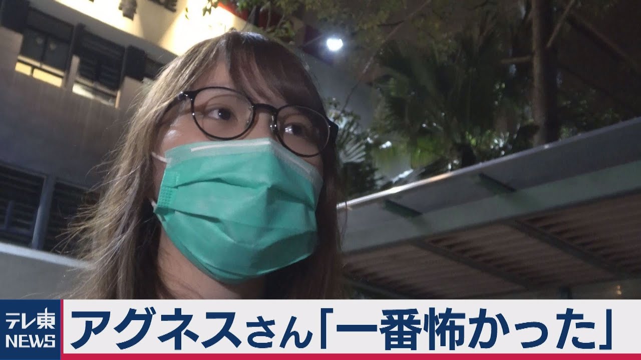 香港 アグネス・チョウさん保釈後インタビュー 国内でも超党派の議員が抗議の声（2020年8月12日）