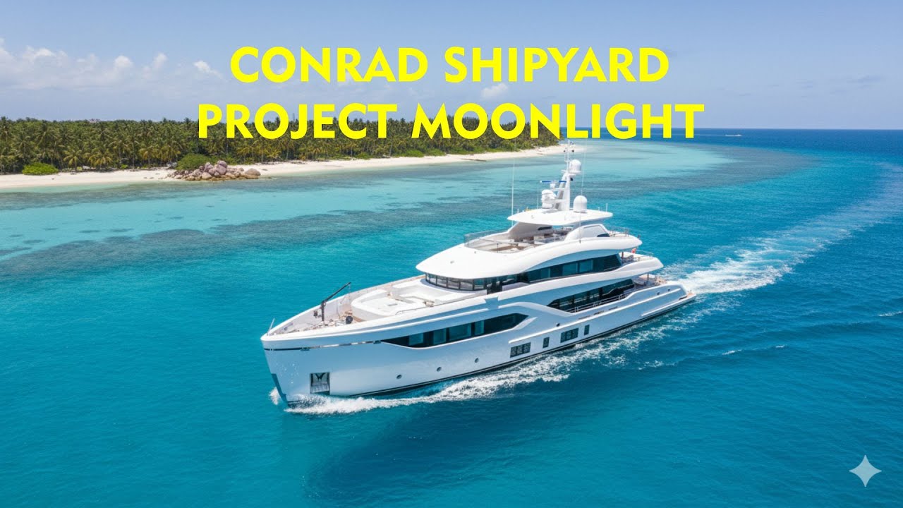 Inside the $25M Superyacht of the Future: Conrad Project Moonlight