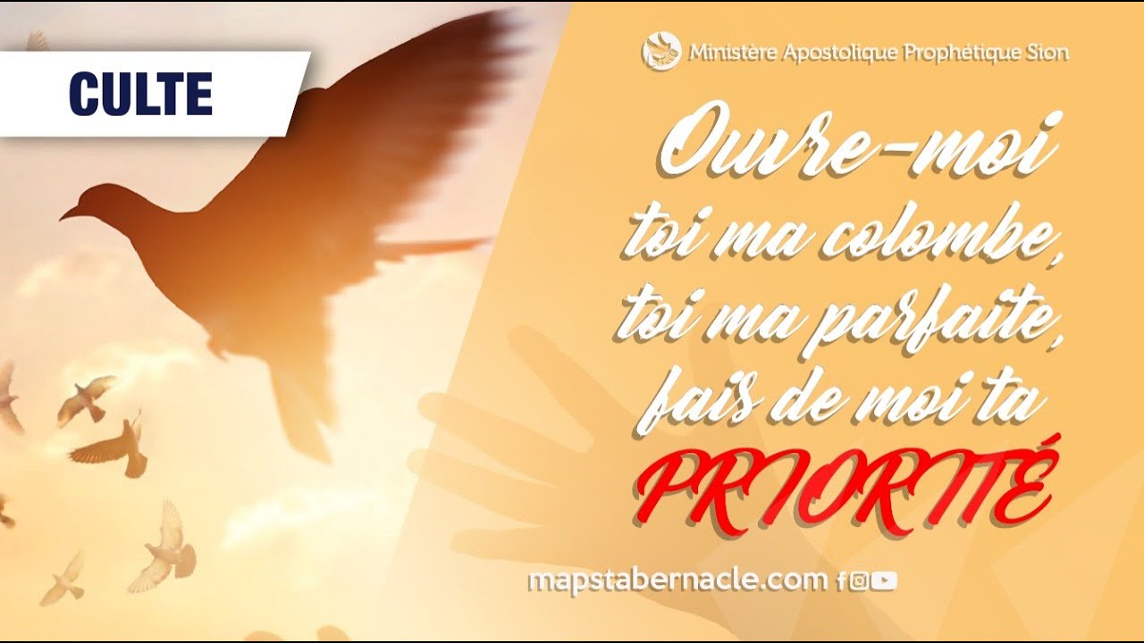 OUVRE-MOI TOI MA COLOMBE, TOI MA PARFAITE, FAIS DE MOI TA PRIORITE