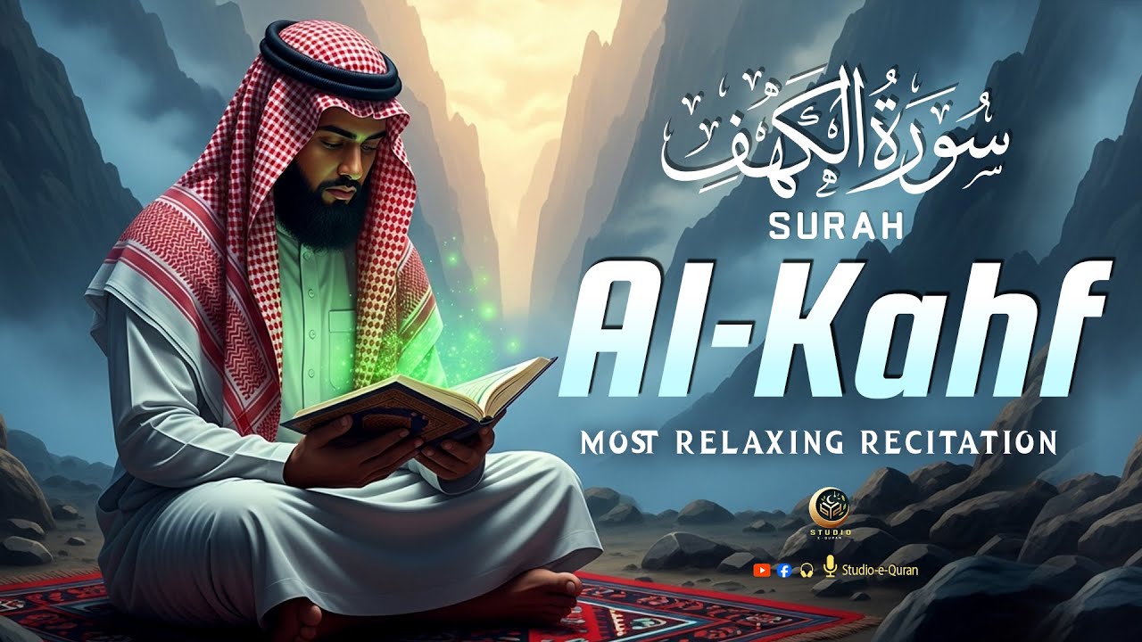 SURAH AL KAHF سورة الكهف | BEAUTIFUL CALMING RECITATION TO SOOTHE YOUR HEART & SOUL | 01
