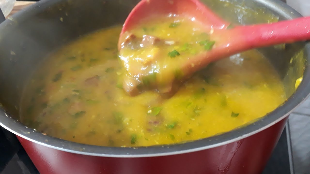 caldo de aipim// caldo de macaxeira com calabresa e Charque!!