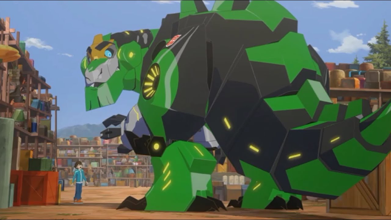 Transformers: Robots in Disguise - Grimlock being a big goofball for 5 minutes