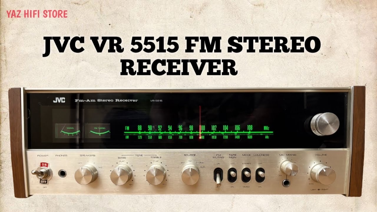 JVC AM FM STEREO RECEIVER #stereoamplifier #music #audiotechnique #jvc #hifisystem #viral #speakers