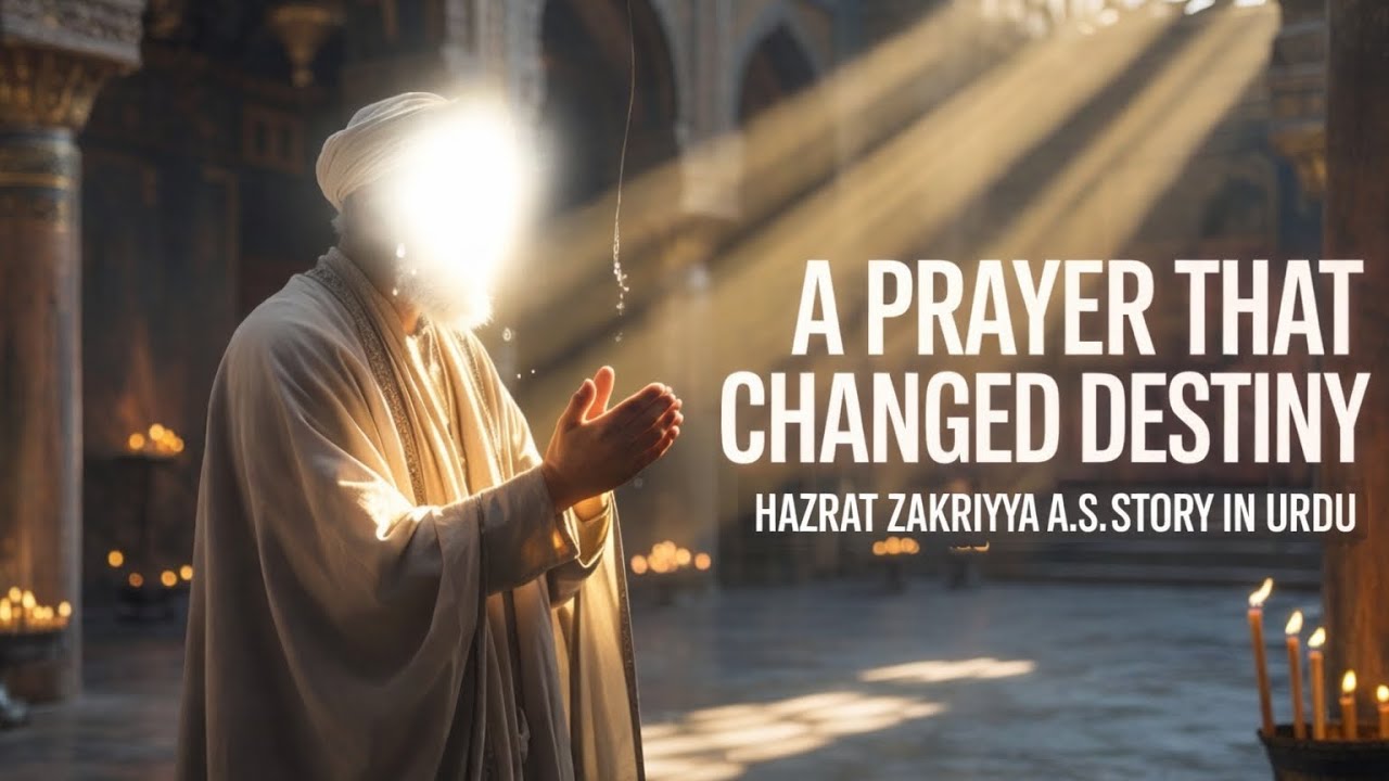 خاموش دعا کا معجزہ | حضرت زکریاؑ اور اللہ کی بے مثال رحمت| The Story of Prophet Zakariya (A.S)