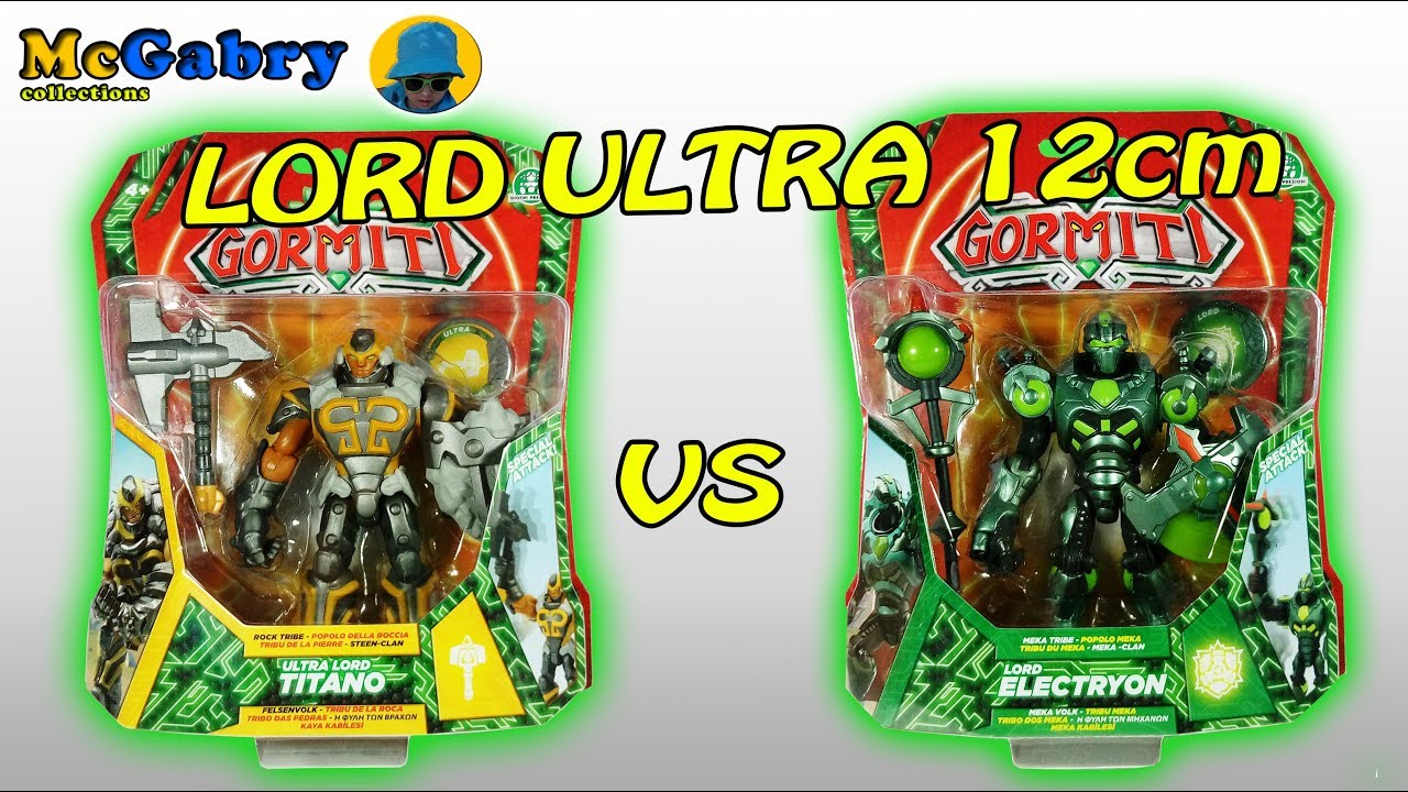 GORMITI ULTRA 2020: LORD 12cm LORD ELECTRYON & ULTRA LORD TITANO-UNBOXING GORMITI EVOLUZIONE MEKA