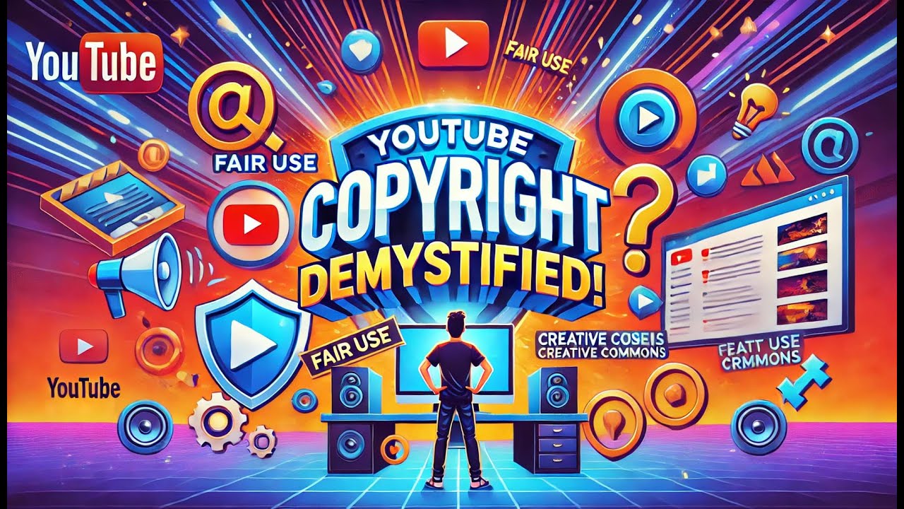 🎬 YouTube Copyright EXPLAINED! 🚨 Myths, Fair Use & Creative Commons ✅