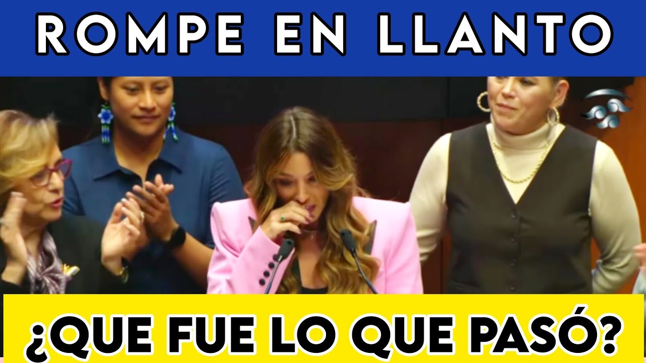 Senadora Arias Trevilla llora en pleno discurso, toc&oacute; las fibras del pleno, la apoyan