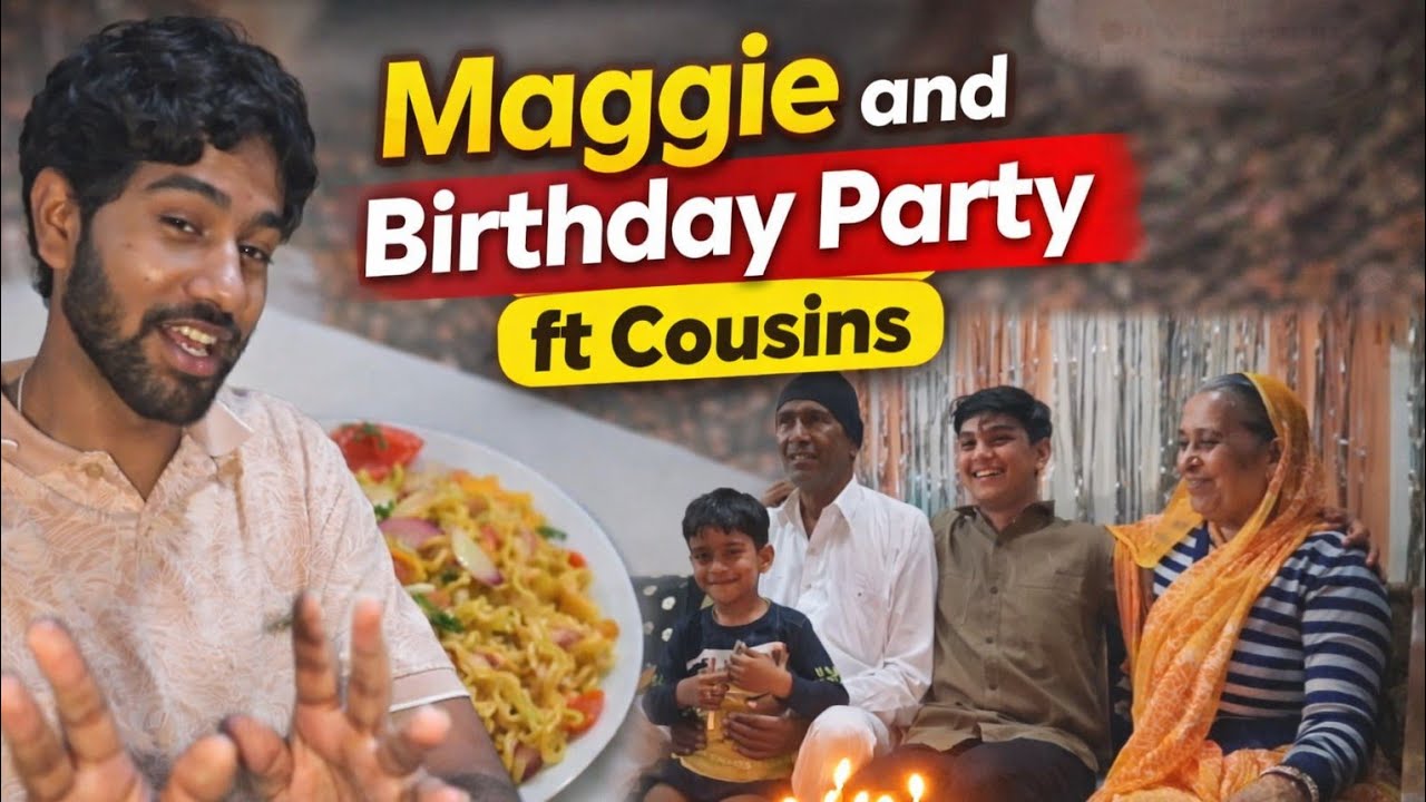 Maggie party and birthday party ft cousins 🥹😂