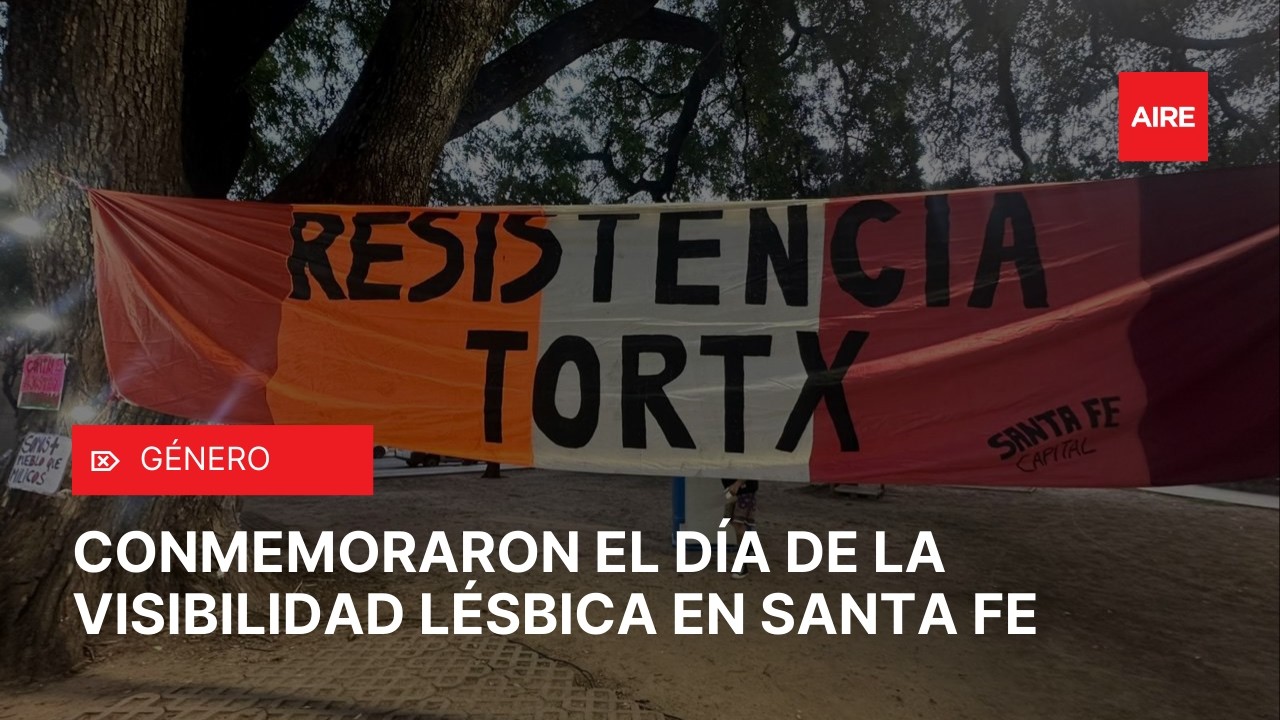 Conmemoraron el Día de la Visibilidad Lésbica en la Plaza Pueyrredón de Santa Fe