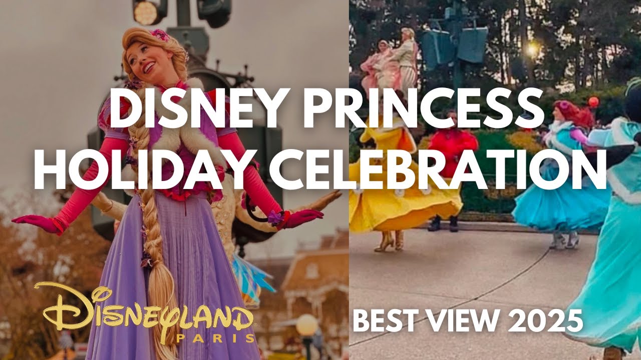 👸 [4K] Best View & Full Show – Disney Princess Holiday Season Celebration | Disneyland Paris 2025