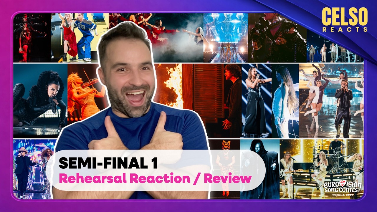 Eurovision 2026: Первый полуфинал &mdash; реакция / обзор фрагментов второй репетиции